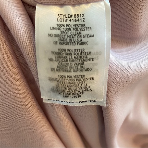 XSCAPE LADIES JEWELED FLOOR LENGTH GOWN SIZE 10 - Picture 9 of 10